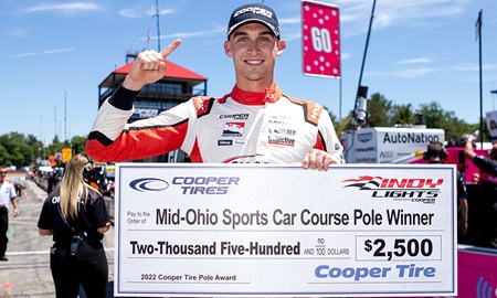 thumbnail for McElrea Keeps Rolling at Mid-Ohio, Takes Pole