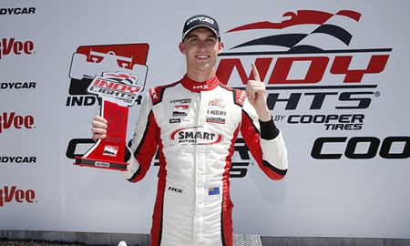 thumbnail for McElrea Wins at Iowa after Post-Race Penalty on Lundqvist