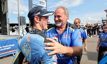 thumbnail for Late Pass Pushes Brabham Past Lundqvist for WWTR Victory