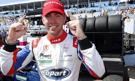 thumbnail for Rookie Foster Powers to Pole at St. Petersburg