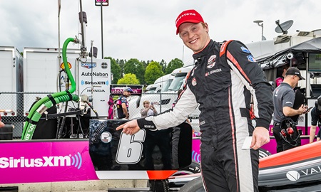 thumbnail for Rasmussen Wins Barber Pole with Track-Record Lap