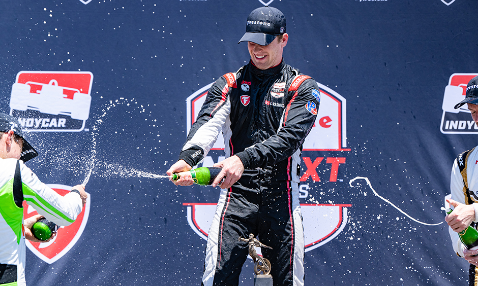 thumbnail for Rasmussen Romps to Victory from Pole at Barber