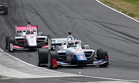 thumbnail for Simpson Leads Fast Practice on New Road America Pavement