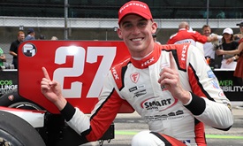 Thumbnail for Andretti 1-2 as McElrea Drives to First Pole of Season at IMS