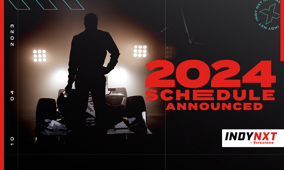 Thumbnail for 14-Race 2024 INDY NXT by Firestone Schedule Announced