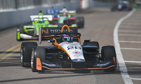 thumbnail for Foster Gets Jump by Pacing First Practice at St. Petersburg