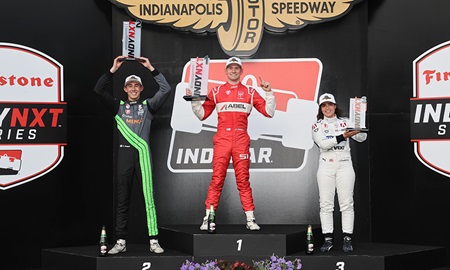 thumbnail for Abel Keeps Rolling with Win from Pole at IMS; Chadwick Third