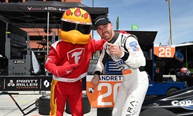 Thumbnail for Foster Smashes Track Record To Win Detroit Pole