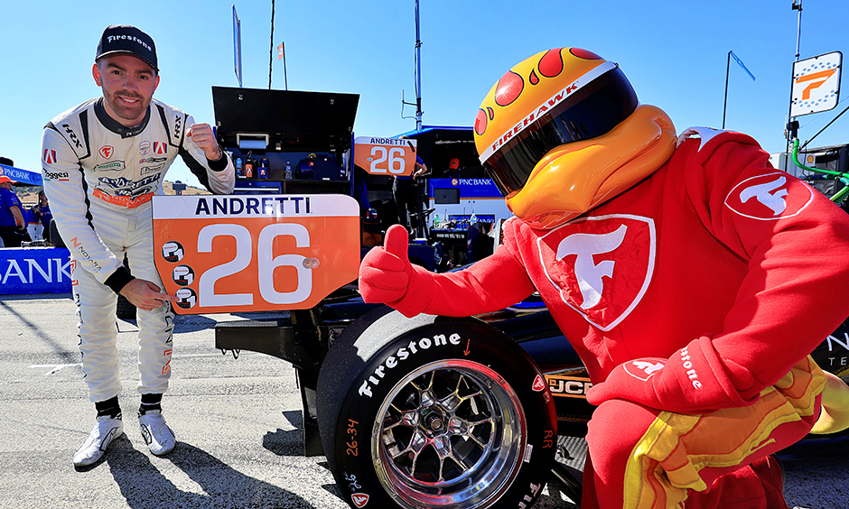 thumbnail for Surging Foster Sweeps Poles at Laguna Seca