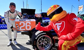 Thumbnail for Surging Foster Sweeps Poles at Laguna Seca