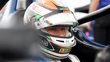 thumbnail for Dennis Hauger Tops Again; Andretti Dominates Damp Barber Practice