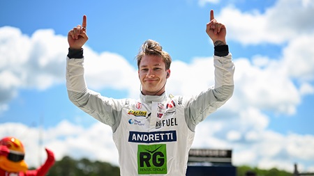 thumbnail for Dennis Hauger Stays Perfect with Barber Victory from Pole