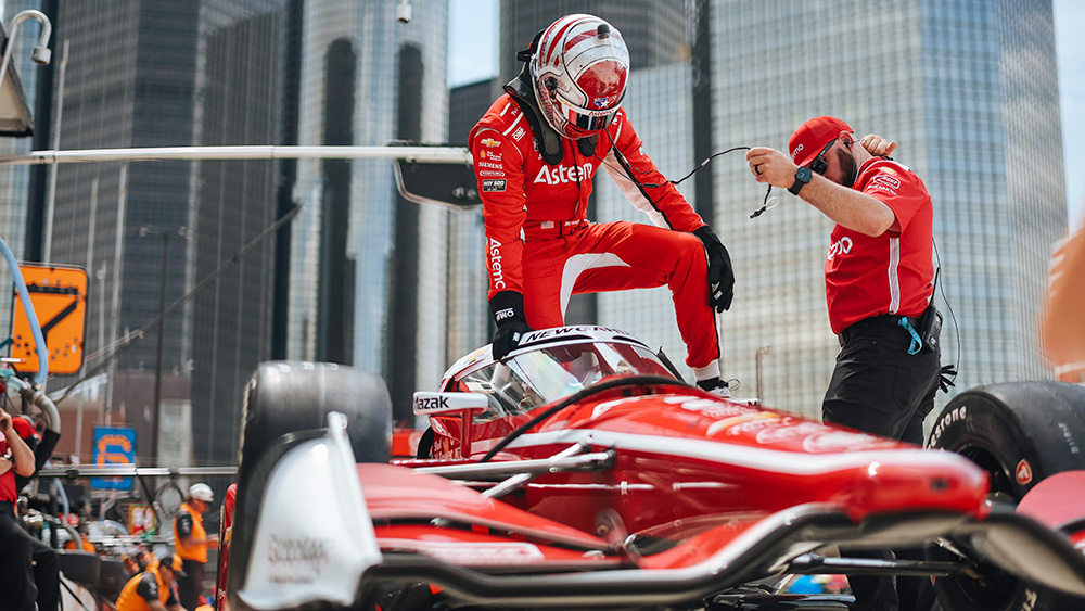 thumbnail for Practice Shots: Drivers Waste Little Time Finding Limit in Detroit