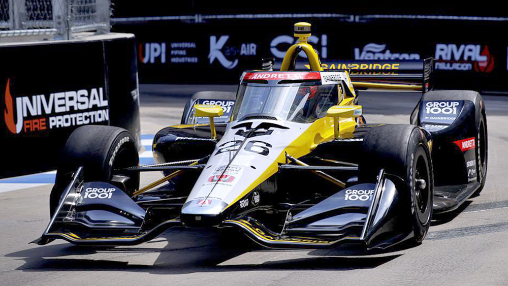 thumbnail for Colton Herta Rises to Top as Andretti Global Stays Quick at Detroit