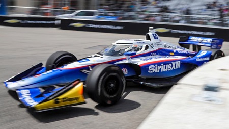 thumbnail for Felix Rosenqvist Heats Up Fastest in Detroit Morning Warmup