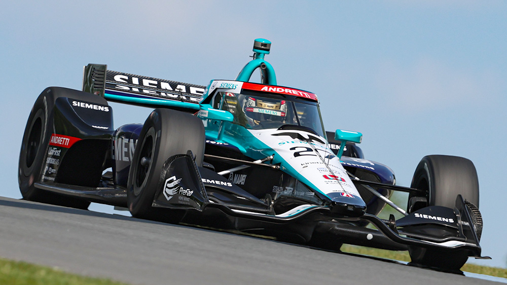 thumbnail for Kyle Kirkwood Turns Up Heat in First Road America Practice