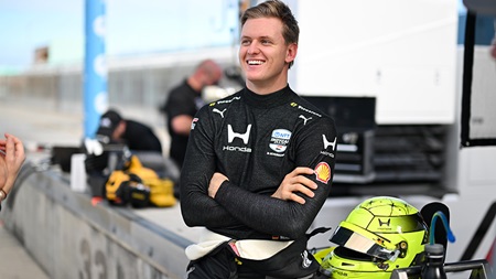 thumbnail for Mick Schumacher Gets Hang of Oval Laps in First Test