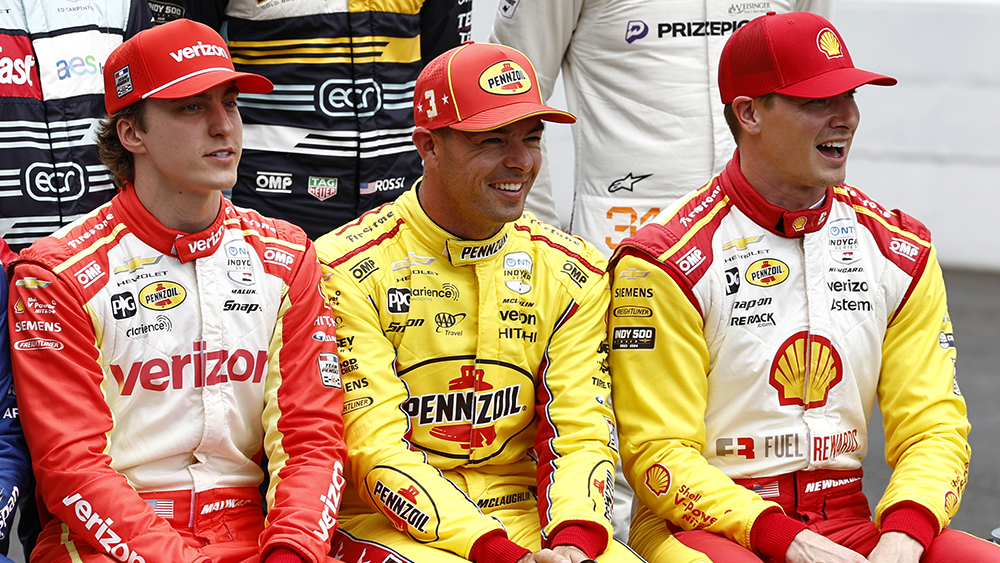 David Malukas Scott McLaughlin Josef Newgarden