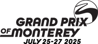 Logo for the 2025 Grand Prix of Monterey