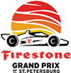 Logo for the 2026 Firestone Grand Prix of St. Petersburg