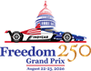 Logo for the 2026 Freedom 250 Grand Prix of Washington, D.C.
