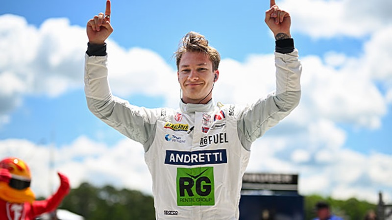 Dennis Hauger wins the 2025 Grand Prix of Alabama