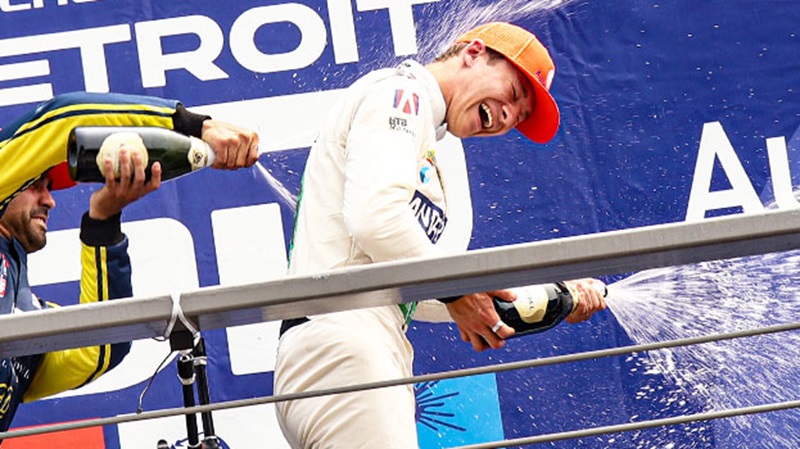 Dennis Hauger wins the 2025 Detroit Grand Prix