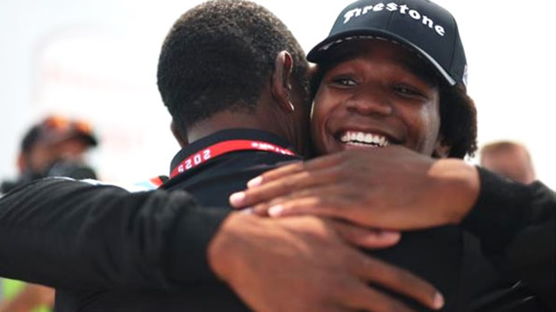 Myles Rowe wins the 2025 INDY NXT by Firestone at Iowa Speedway