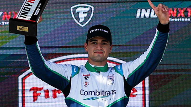 Caio Collet wins Race 2 of the INDY NXT by Firestone Grand Prix of Monterey