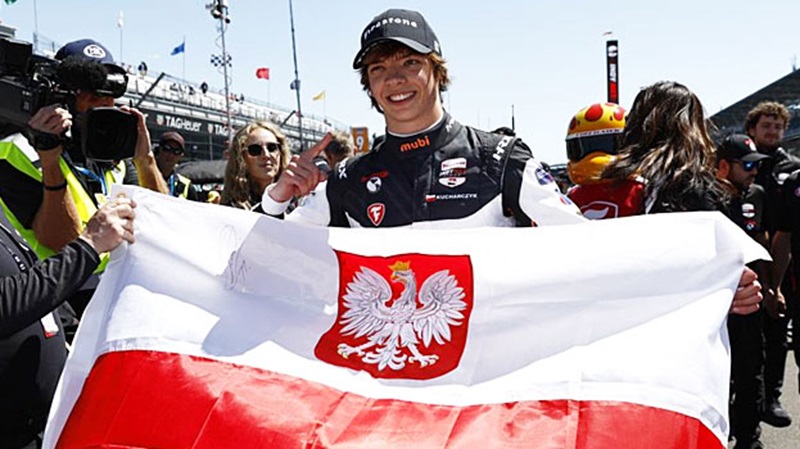 Tymek Kucharczyk wins Race 2 of the 2026 Indianapolis Grand Prix