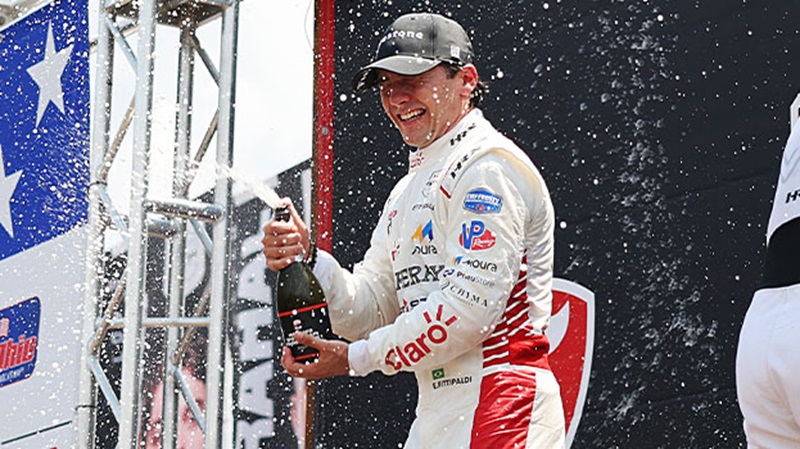 Enzo Fittipaldi wins Race 1 of the 2026 INDY NXT Grand Prix at Mid-Ohio
