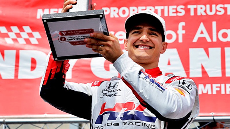 Alex Palou wins the 2025 Children's of Alabama Indy Grand Prix