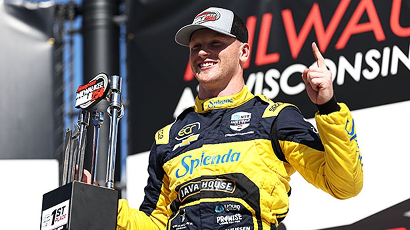 Christian Rasmussen wins the 2025 Snap-on Milwaukee Mile 250
