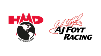HMD Motorsports w/ AJ Foyt Racing logo