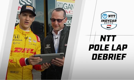 thumbnail for NTT Pole Lap Debrief: Alex Palou at Sonsio Grand Prix