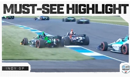 thumbnail for Must-See: Ferrucci, Grosjean clash AGAIN at IMS