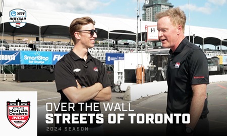 thumbnail for Over The Wall: Sting Ray Robb: 'I feel great' after Scary Last-Lap Flip at Iowa