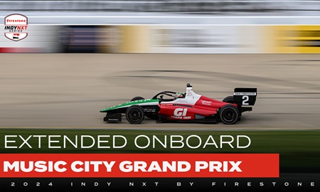 thumbnail for Salvador De Alba Jr. Takes on Nashville Superspeedway in the INDY NXT Finale