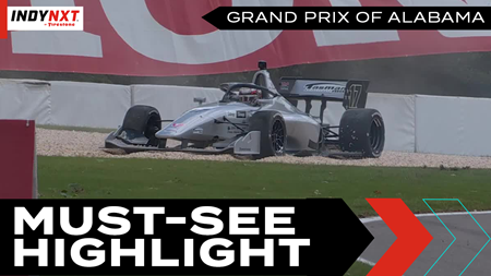 thumbnail for Callum Hedge Spins After Start of Race at Barber