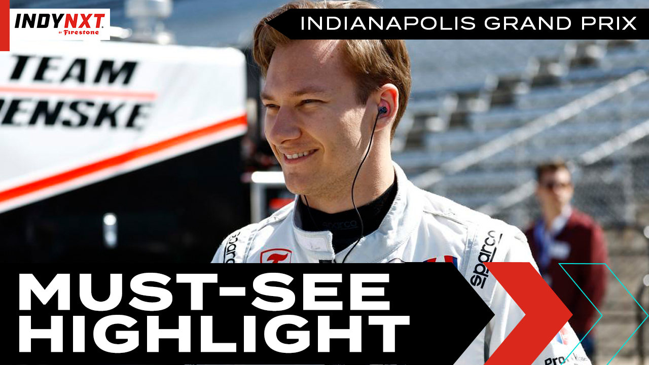 thumbnail for Dennis Hauger Gives Andretti Global Weekend Sweep at Indy