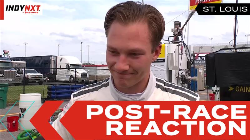 thumbnail for Dennis Hauger: ‘Pretty Cool’ Learning Experience in First Oval Race