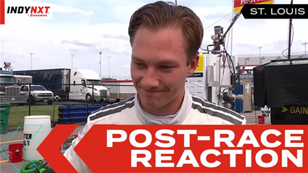 thumbnail for Dennis Hauger: ‘Pretty Cool’ Learning Experience in First Oval Race