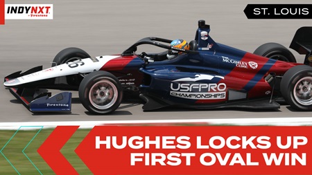 thumbnail for Lochie Hughes Makes Bold Move To Score First Oval Win at WWT Raceway