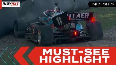 thumbnail for Nolan Allaer Slides Off, Hits Tires in Practice