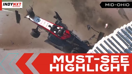 thumbnail for Sebastian Murray Goes Airborne in Massive Crash