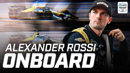 thumbnail for Onboard Cam! Alexander Rossi Pushes the Limits in Practice