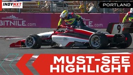 Thumbnail for Multiple Cars Tangle on Opening Lap at Portland