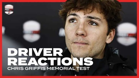 thumbnail for Driver Reactions from 2025 Chris Griffis Test at IMS Road Course