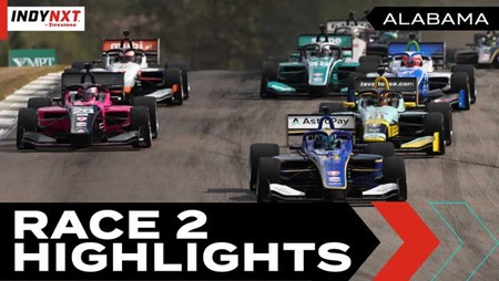 thumbnail for Race 2 Highlights: 2026 INDY NXT by Firestone Grand Prix of Alabama