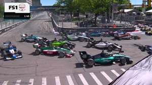 Chaos Breaks Out on Lap 1 at Detroit